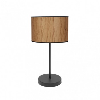 Distribuidor - Lâmpadas Diversas | Sobre Mesas Clássicas | SOBREMESA ALTO TAPIRO 1XE27 PERGAMINO/NEGRO 63X30X30 CM Ref: 178471102